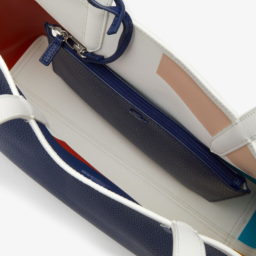 Womens Wo  Anna Removable Pouch Coloured Design Tote | Lacoste Color Bloc Robert George • E42