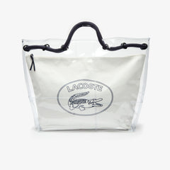 Womens Wo  Clear Shopper Bag | Lacoste Transparent Peacoat • D95