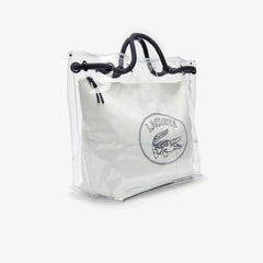 Womens Wo  Clear Shopper Bag | Lacoste Transparent Peacoat • D95