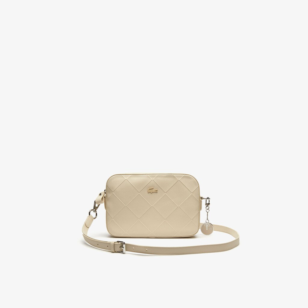Womens Wo  Quilted Crossover Bag | Lacoste Fog • D47