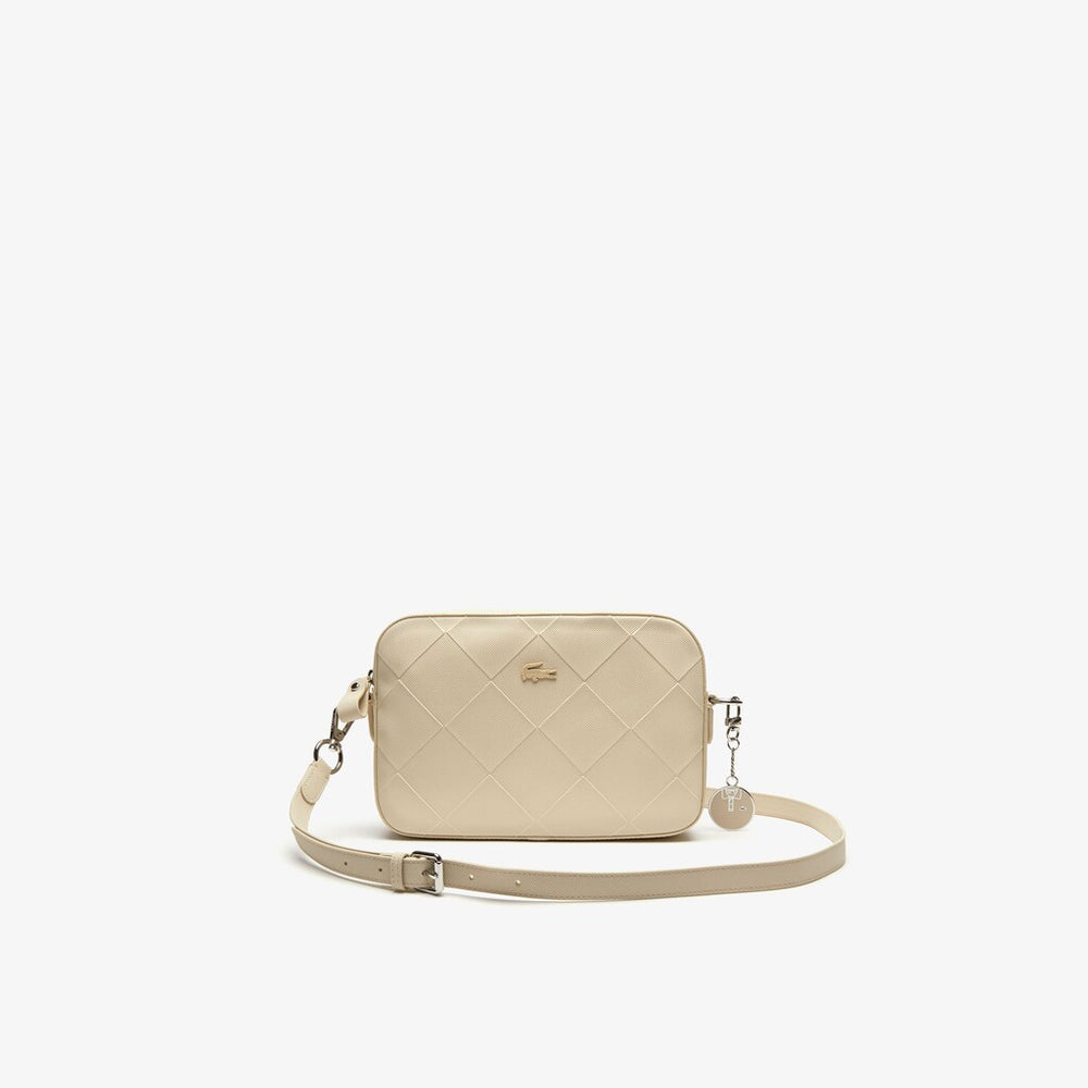 Womens Wo  Quilted Crossover Bag | Lacoste Fog • D47
