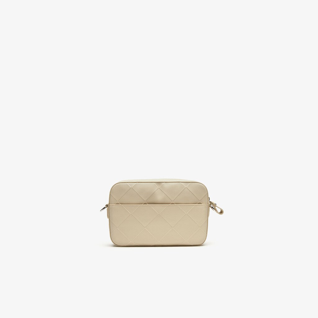 Womens Wo  Quilted Crossover Bag | Lacoste Fog • D47