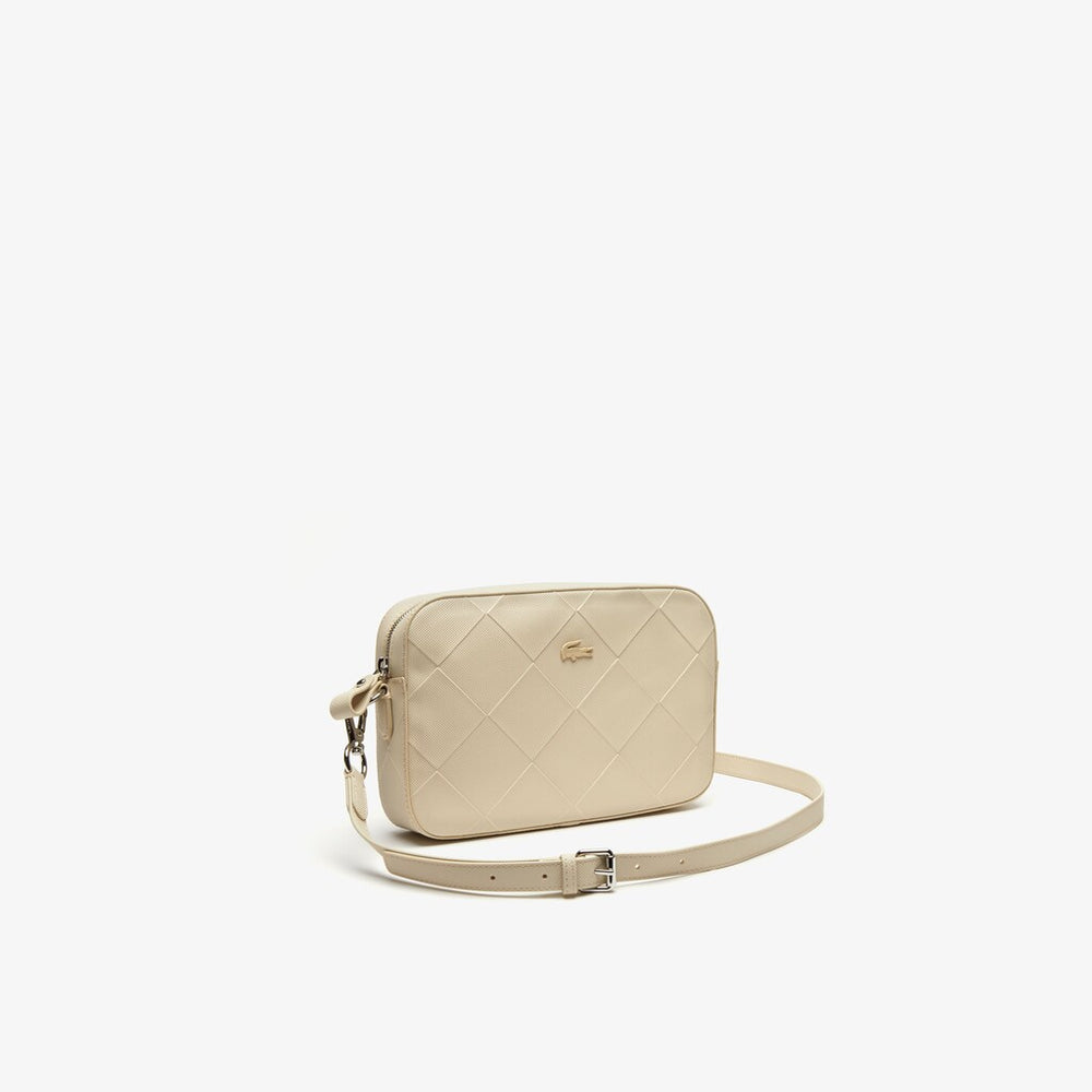 Womens Wo  Quilted Crossover Bag | Lacoste Fog • D47