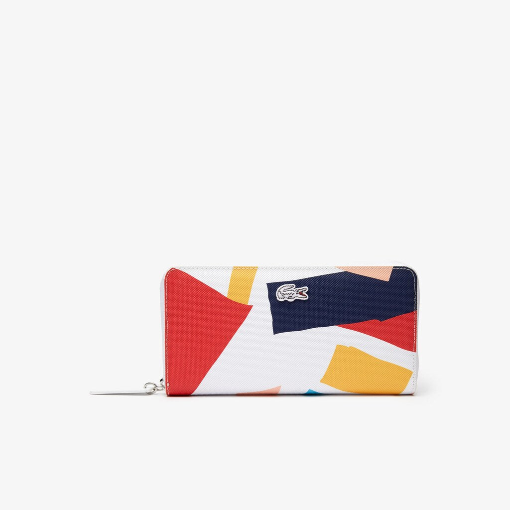 Womens Wo  L.12.12 Coloured Design Zippered Wallet | Lacoste L Allover • D78