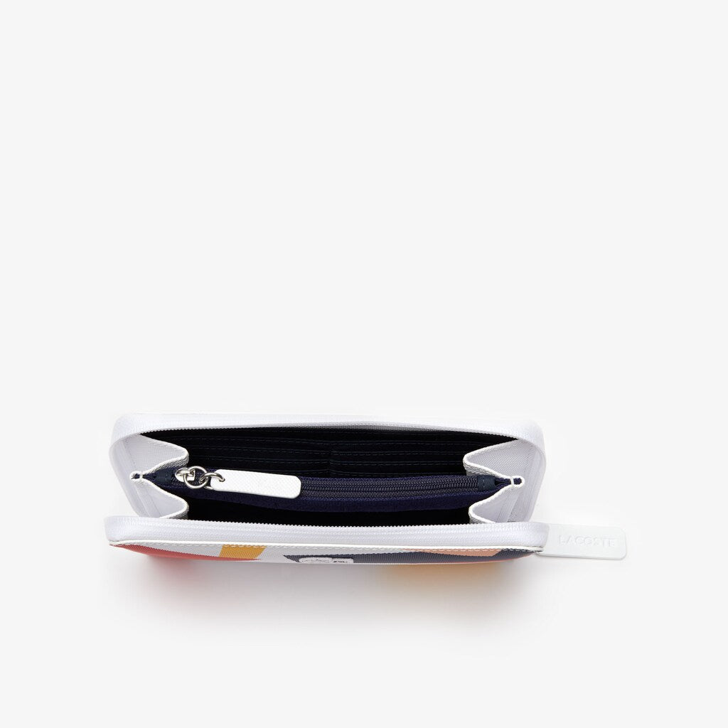 Womens Wo  L.12.12 Coloured Design Zippered Wallet | Lacoste L Allover • D78