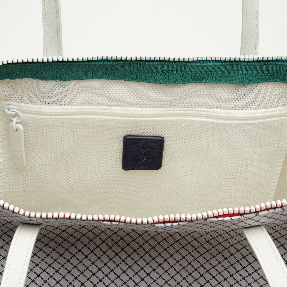 Womens Wo  Roland Garros Panama Hat Print Zippered Tote | Lacoste Panama • E43