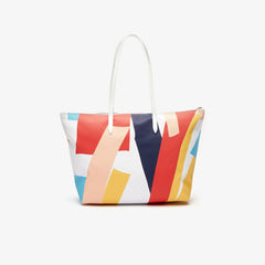 Womens Wo  Abstract Print Shopping Bag | Lacoste L Allover • D78