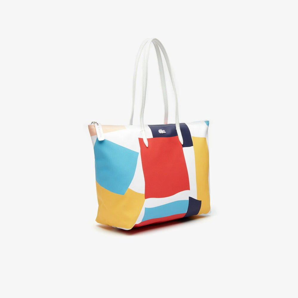 Womens Wo  Abstract Print Shopping Bag | Lacoste L Allover • D78