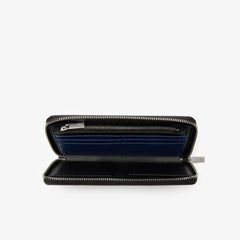 Mens   Fitzgerald Multicolour Branded Leather Wallet | Lacoste Black Blue Depths Multico • E14