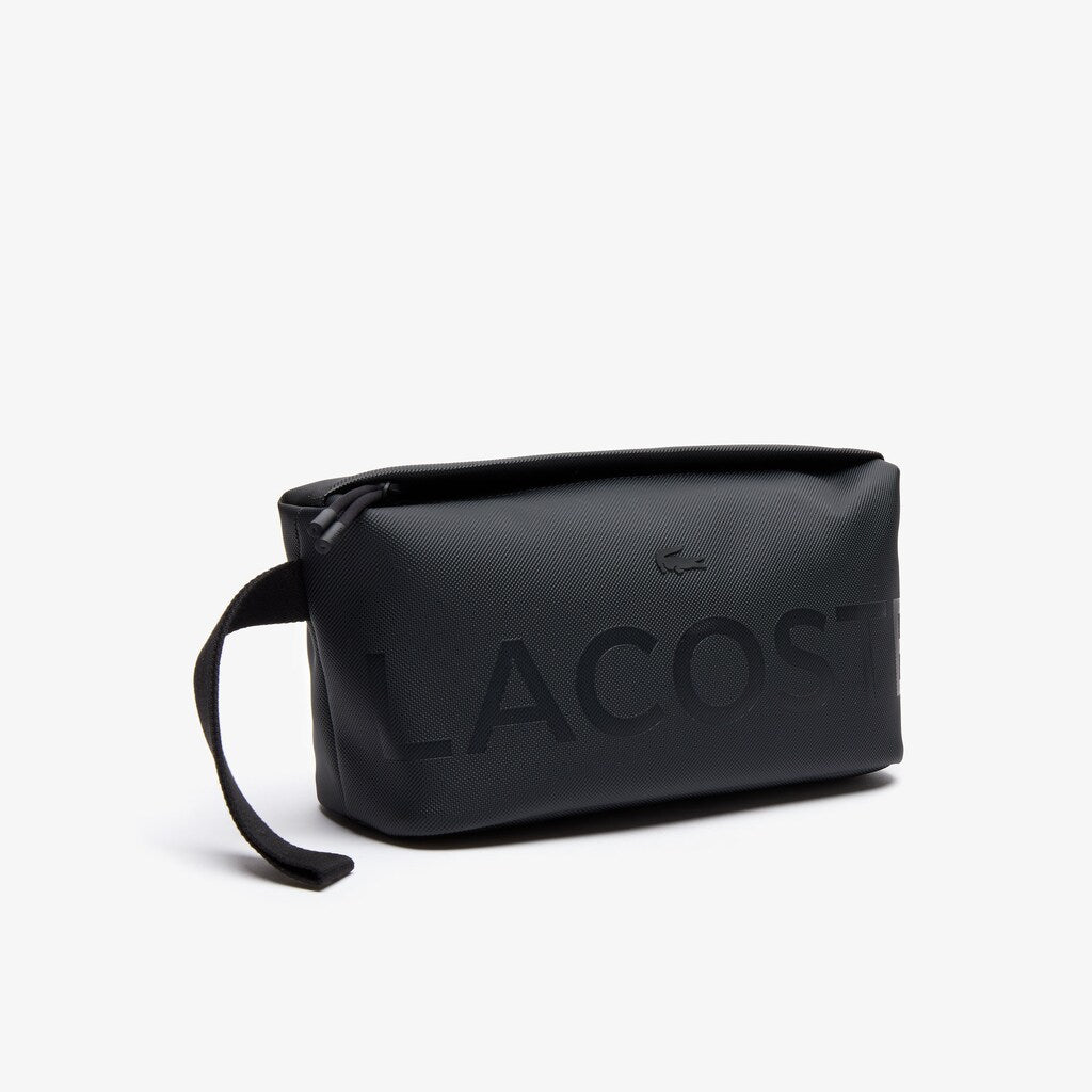 Mens   L.12.12 Branded Zip Toiletry Bag | Lacoste Black • 000