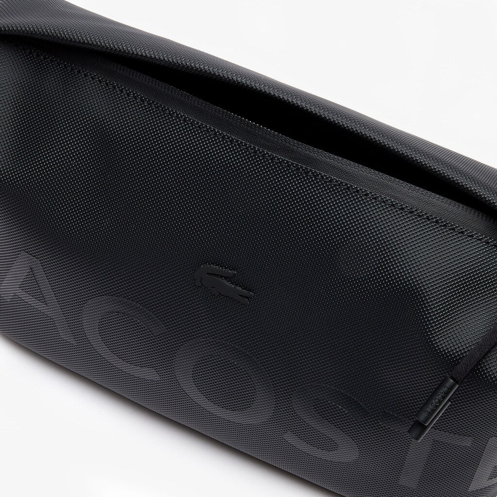 Mens   L.12.12 Branded Zip Toiletry Bag | Lacoste Black • 000