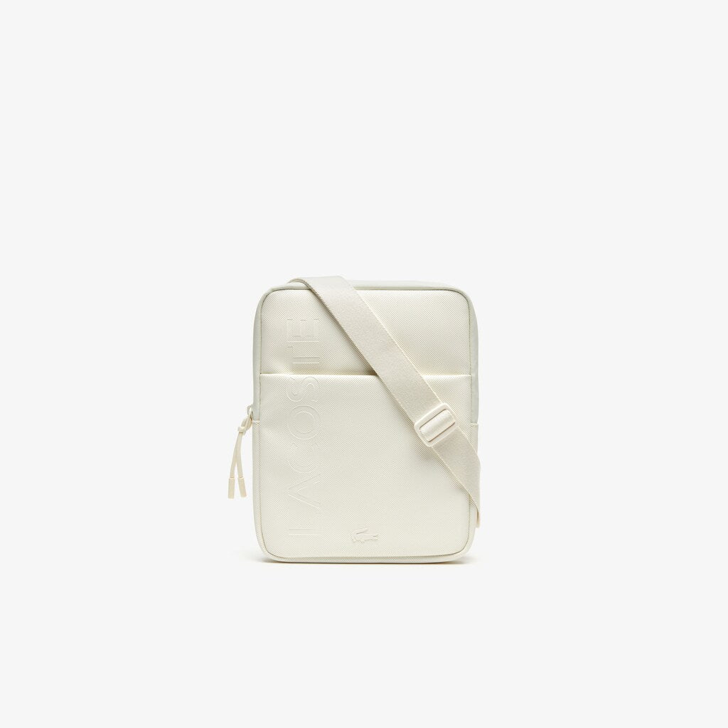 Mens Classic L.12.12 Vertical Zip Camera Bag | Lacoste Marshmallow • A56