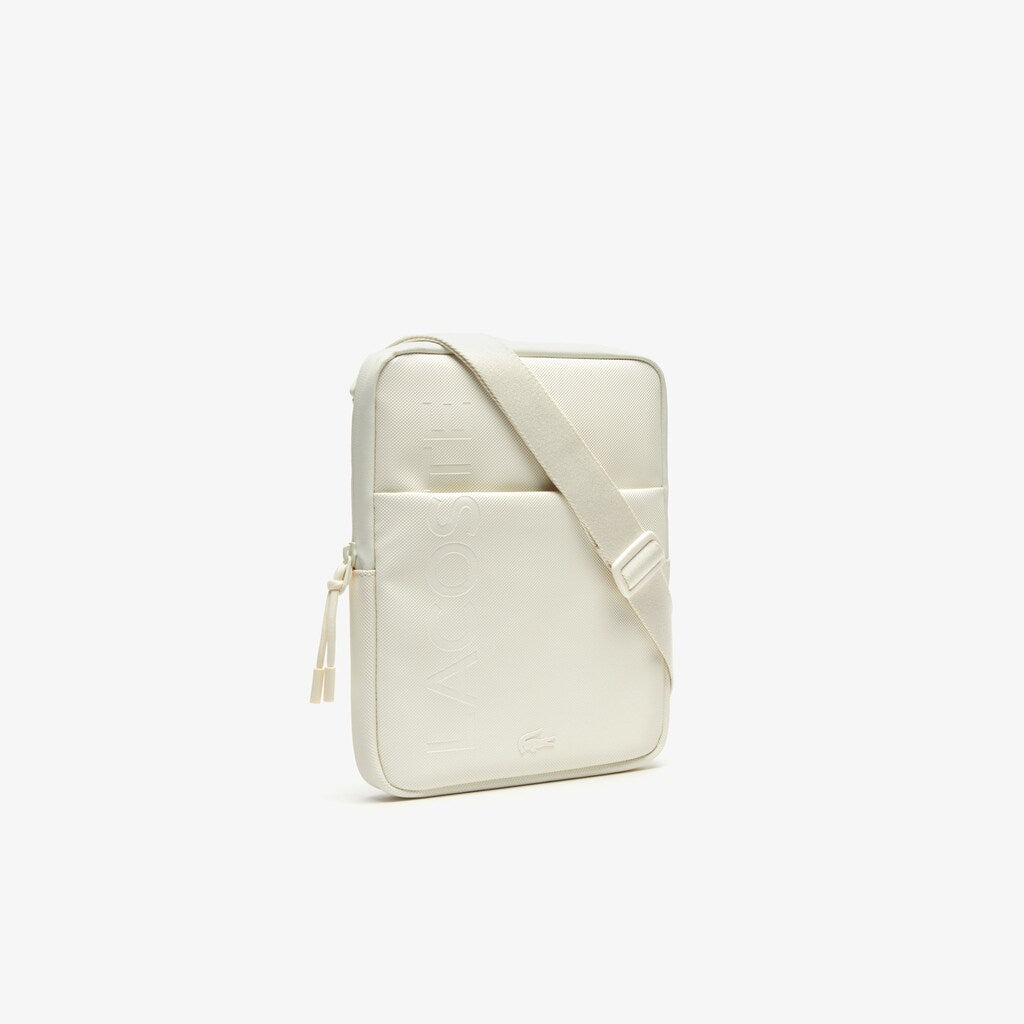 Mens Classic L.12.12 Vertical Zip Camera Bag | Lacoste Marshmallow • A56