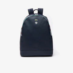 Mens   Roland Garros Nylon Backpack | Lacoste Peacoat Verdant Green Mol • E44