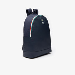 Mens   Roland Garros Nylon Backpack | Lacoste Peacoat Verdant Green Mol • E44