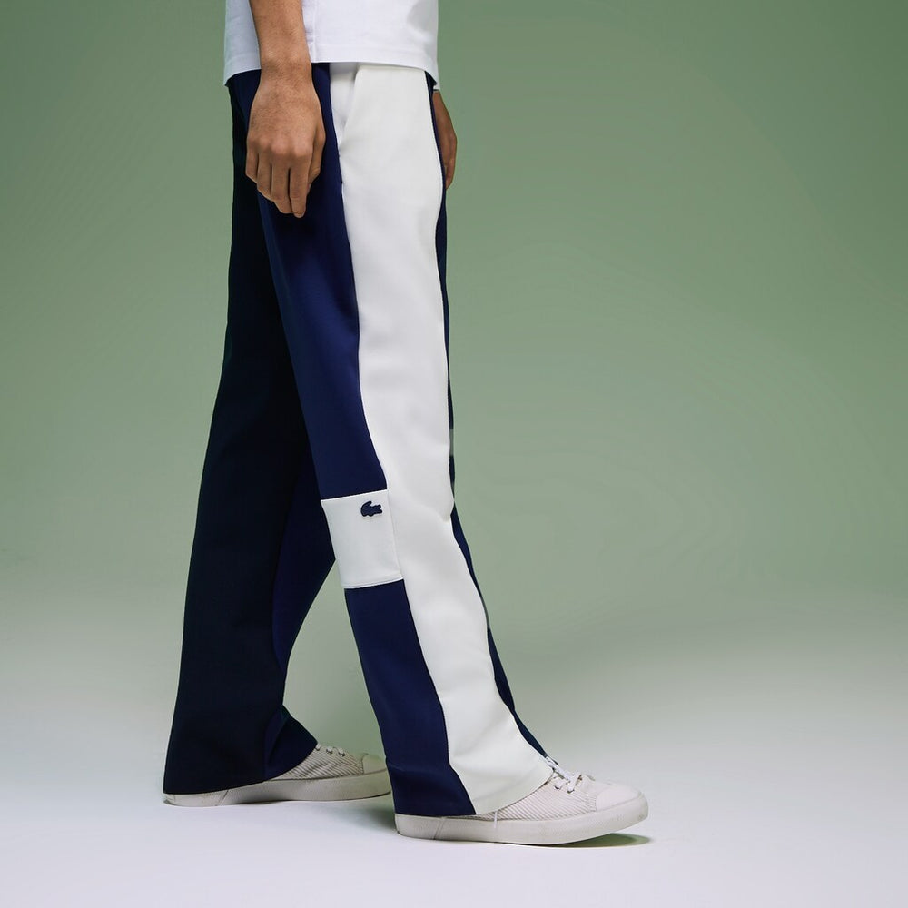 Mens Unisex Fashion Show Multicolored Trackpants | Lacoste White • Kse