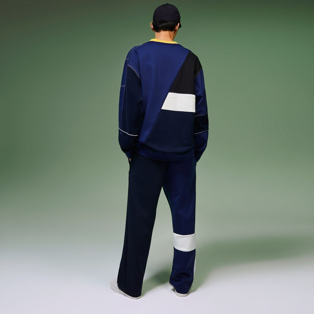 Mens Unisex Fashion Show Multicolored Trackpants | Lacoste White • Kse