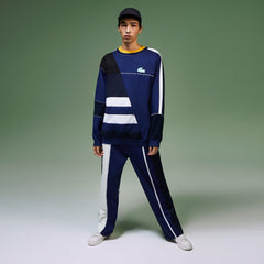 Mens Unisex Fashion Show Multicolored Trackpants | Lacoste White • Kse