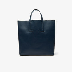Womens Wo  Reversible Leather Tote Bag with Detachable Strap | Lacoste Arctic Oceania • E67
