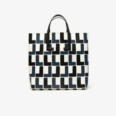 Womens Wo  Fashion Show Monogram Leather Double Tote | Lacoste L Allover • D78