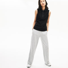 Womens Wo  Sleeveless Cotton Piqué Polo | Lacoste Black • 031