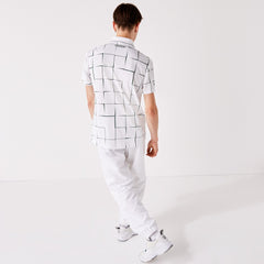 Mens   SPORT Performance Side Zip Track Pants | Lacoste White • 001