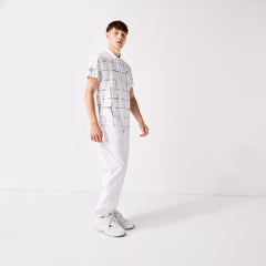 Mens   SPORT Performance Side Zip Track Pants | Lacoste White • 001