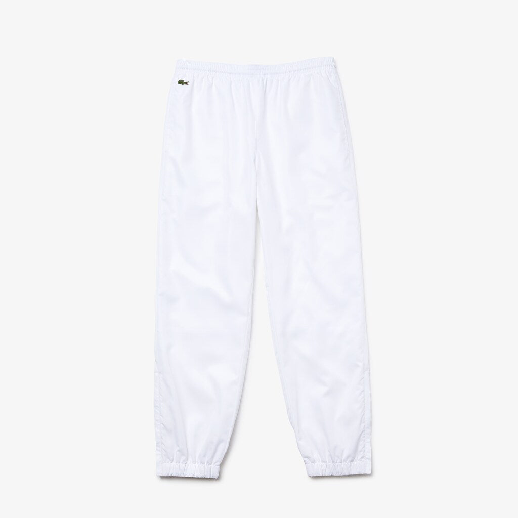 Mens   SPORT Performance Side Zip Track Pants | Lacoste White • 001