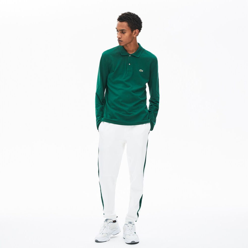 Mens   Long-Sleeve L.12.12 Polo Shirt | Lacoste Green • 132