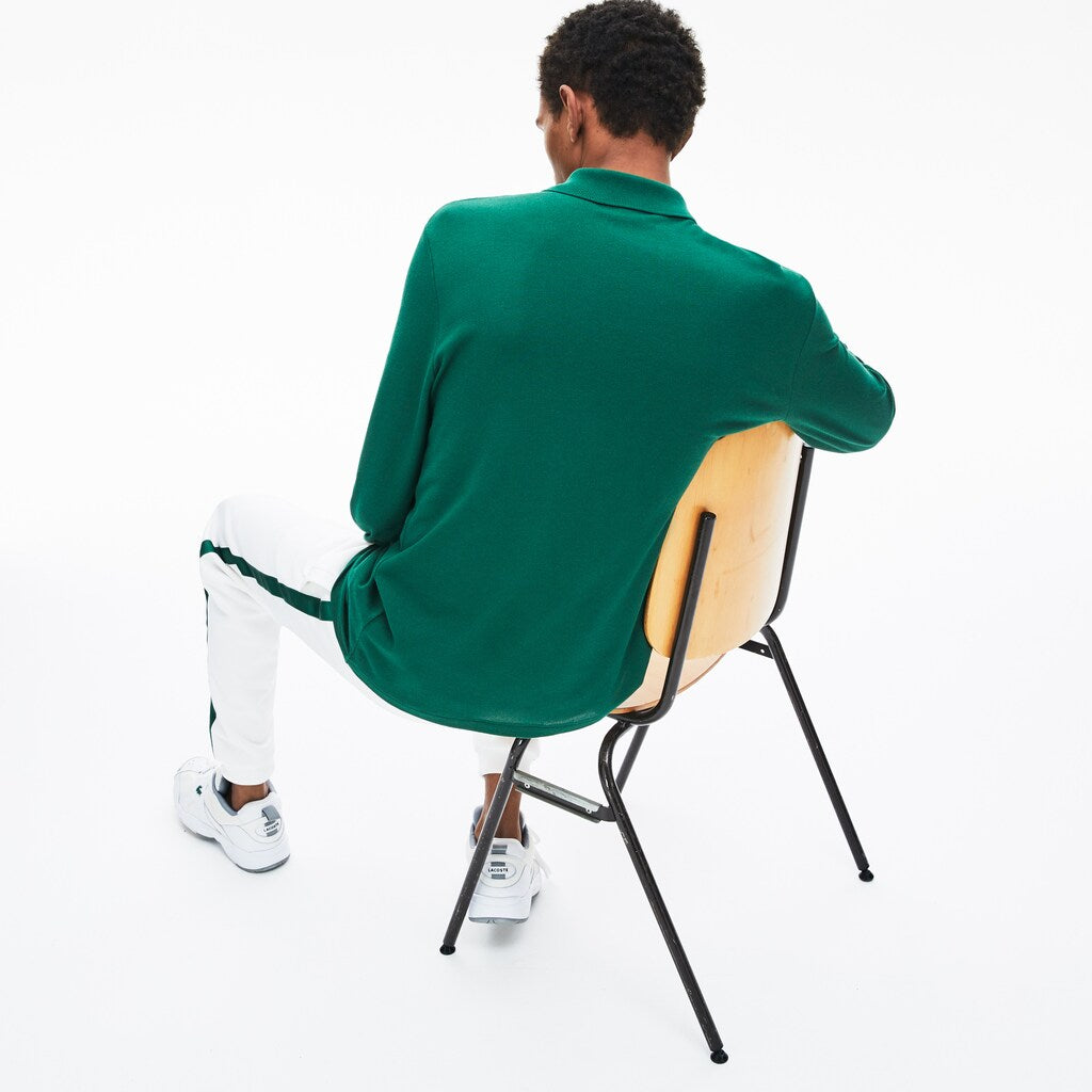 Mens   Long-Sleeve L.12.12 Polo Shirt | Lacoste Green • 132