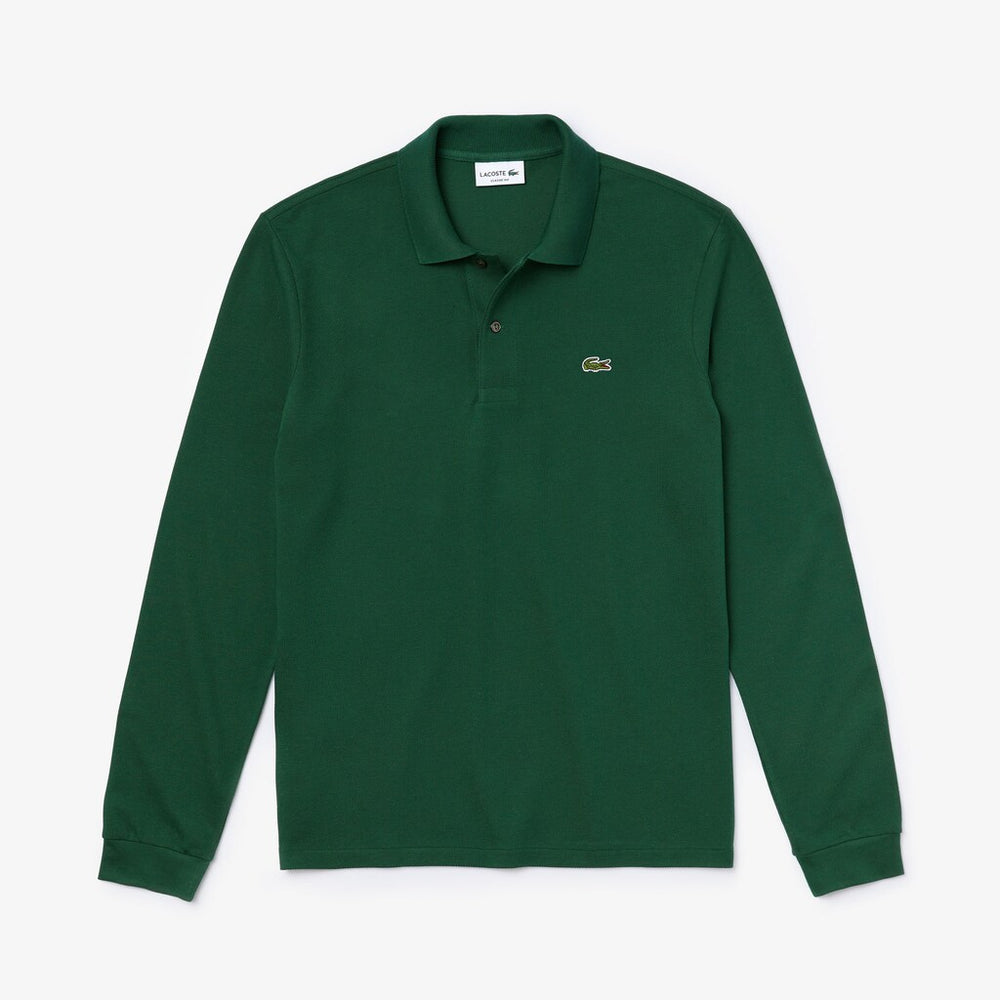 Mens   Long-Sleeve L.12.12 Polo Shirt | Lacoste Green • 132