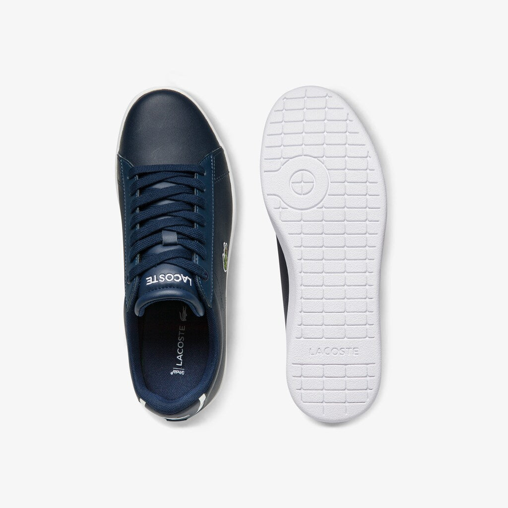 Womens Wo  Carnaby Evo Mesh-lined Leather Sneakers | Lacoste Nvy • 003