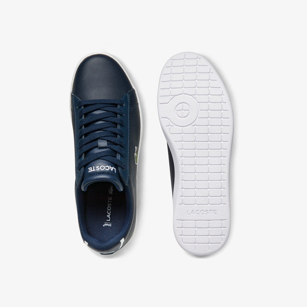 Womens Wo  Carnaby Evo Mesh-lined Leather Sneakers | Lacoste Nvy • 003