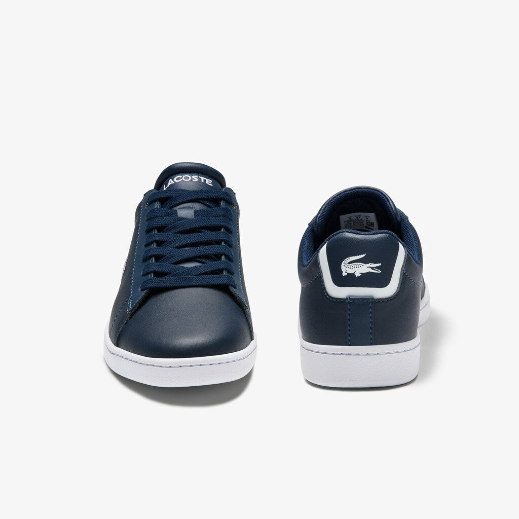 Womens Wo  Carnaby Evo Mesh-lined Leather Sneakers | Lacoste Nvy • 003