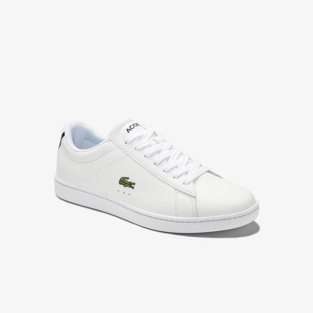 Womens Wo  Carnaby Evo Mesh-lined Leather Sneakers | Lacoste White • 001