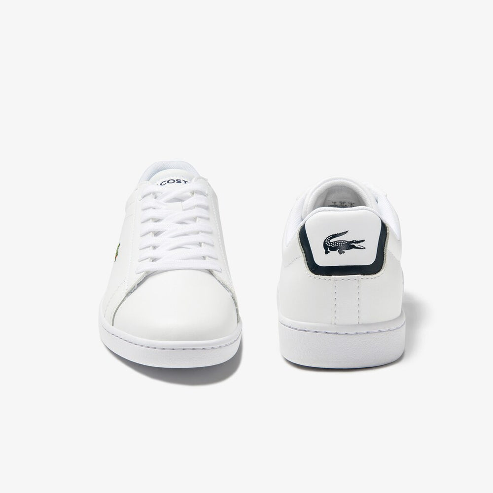 Womens Wo  Carnaby Evo Mesh-lined Leather Sneakers | Lacoste White • 001
