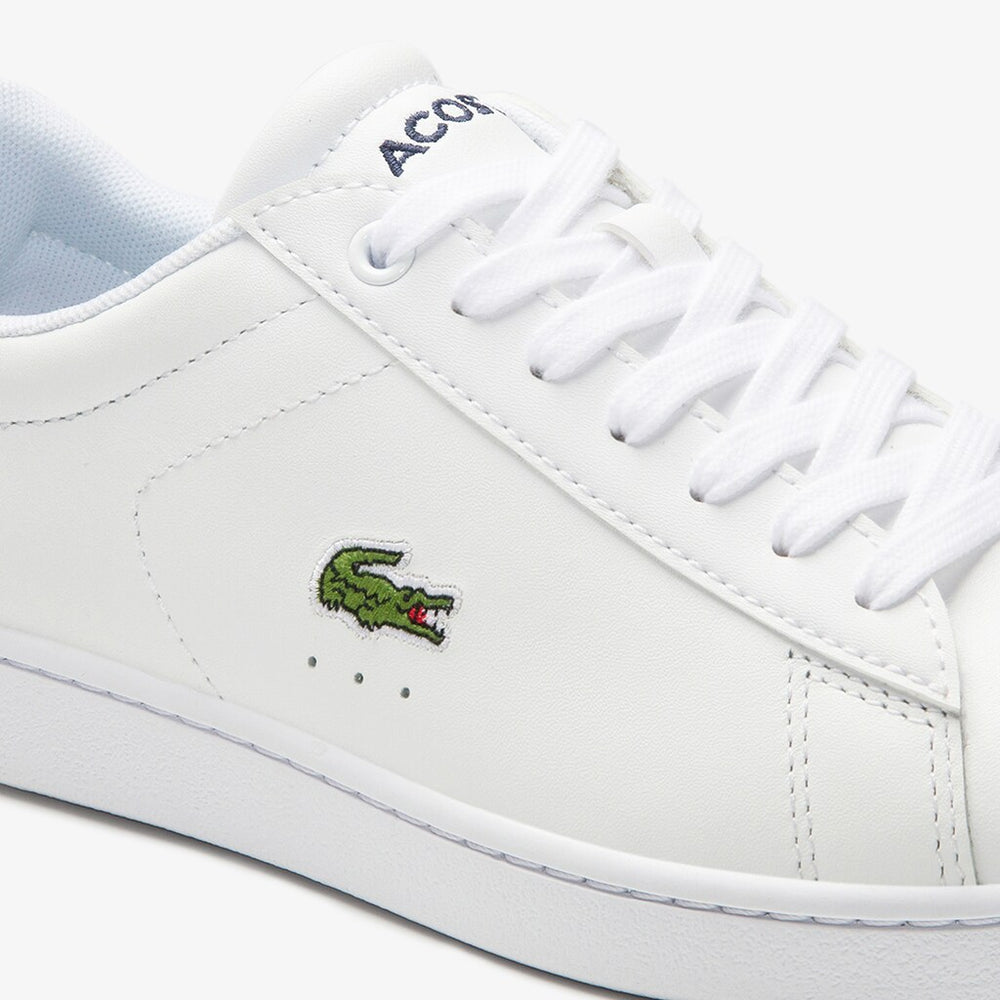 Womens Wo  Carnaby Evo Mesh-lined Leather Sneakers | Lacoste White • 001