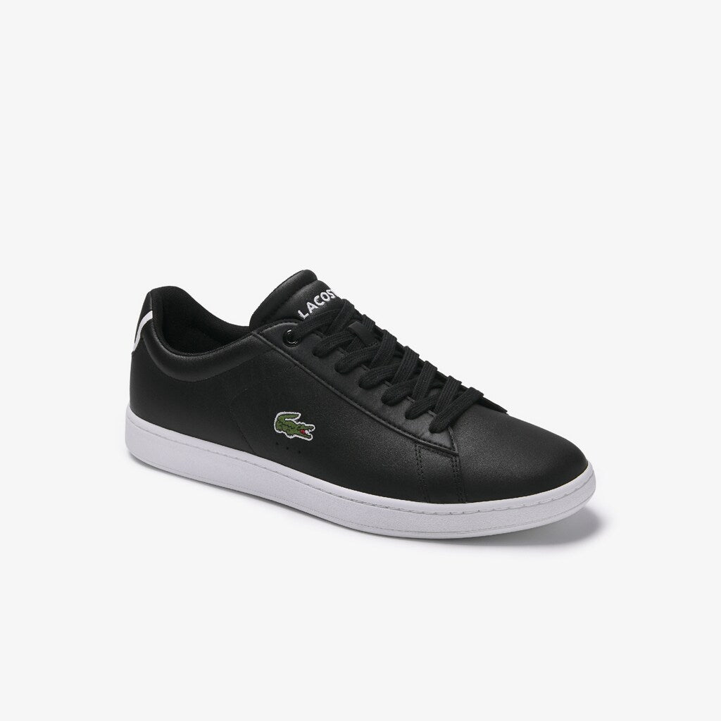 Mens   Carnaby Evo Leather Sneakers | Lacoste Blk • 024