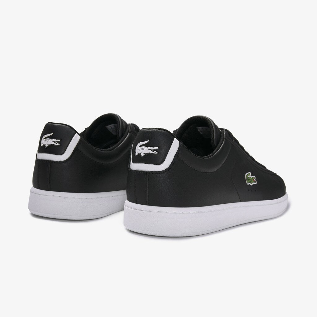 Mens   Carnaby Evo Leather Sneakers | Lacoste Blk • 024
