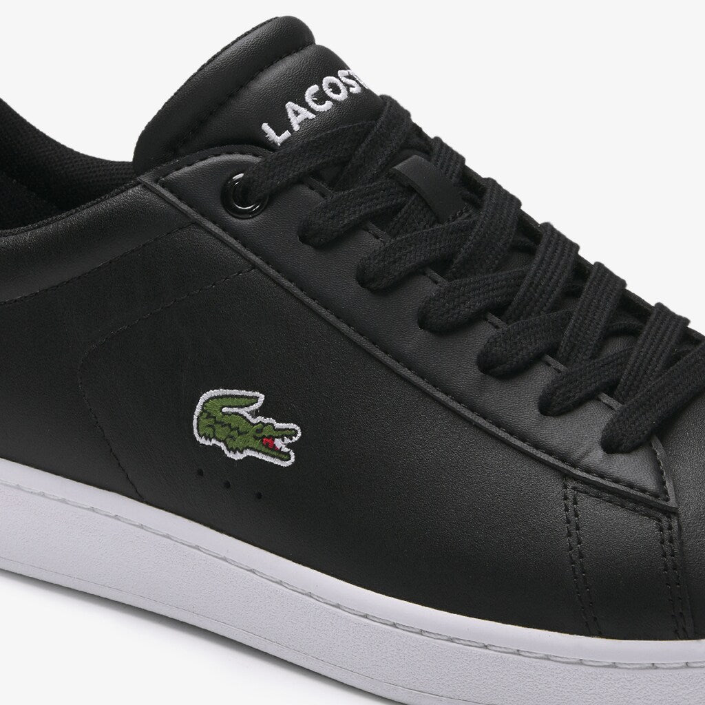 Mens   Carnaby Evo Leather Sneakers | Lacoste Blk • 024