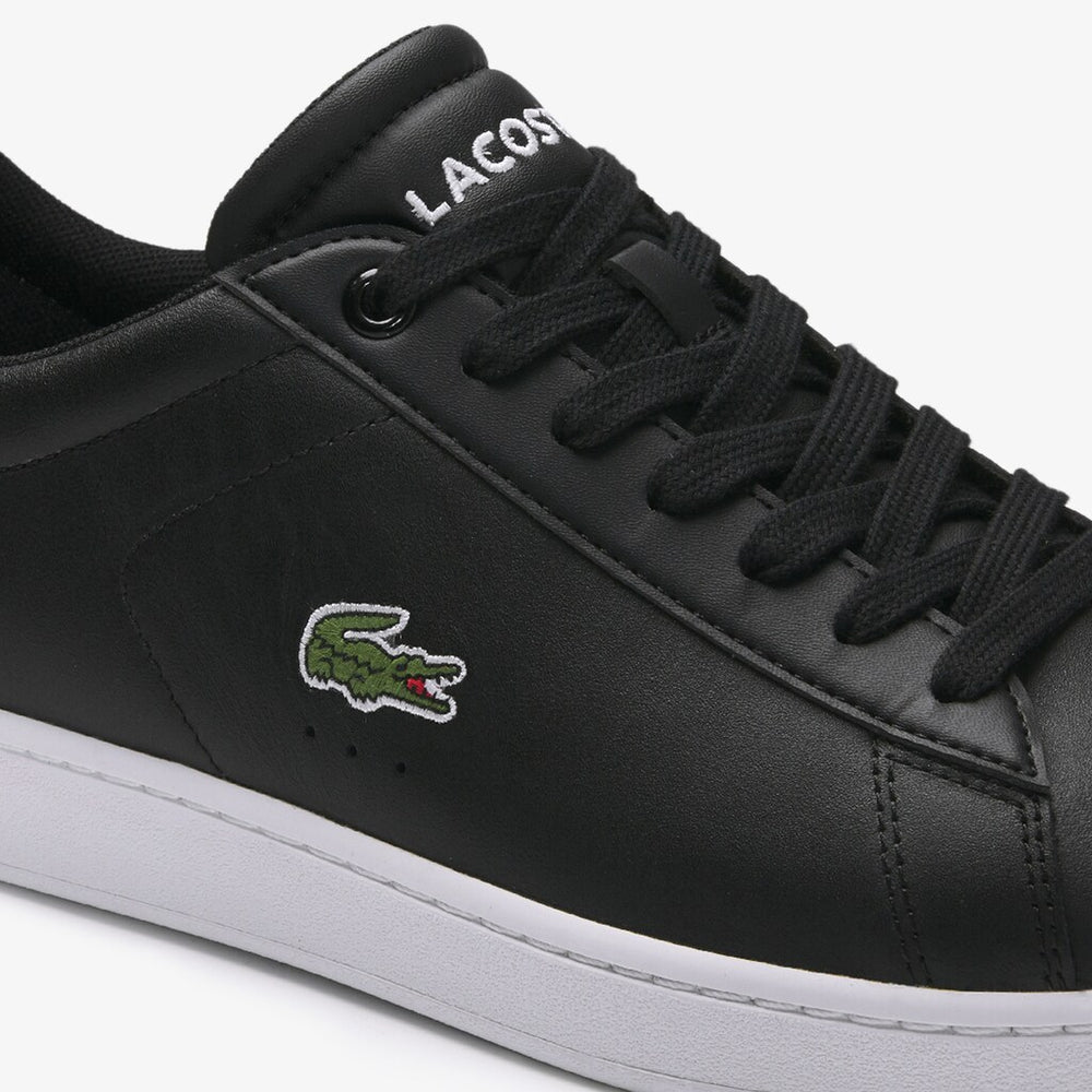 Mens   Carnaby Evo Leather Sneakers | Lacoste Blk • 024