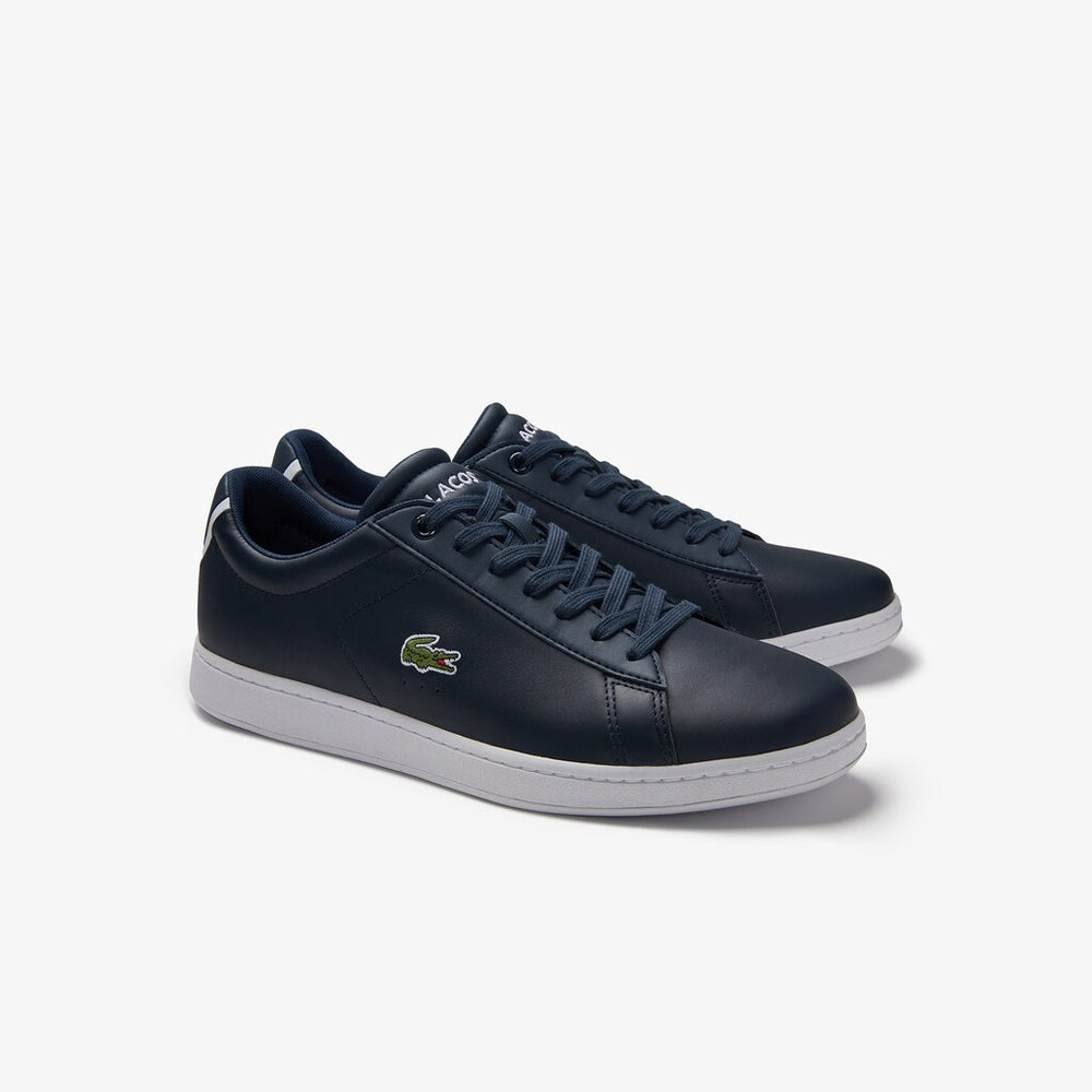 Mens   Carnaby Evo Leather Sneakers | Lacoste Nvy • 003