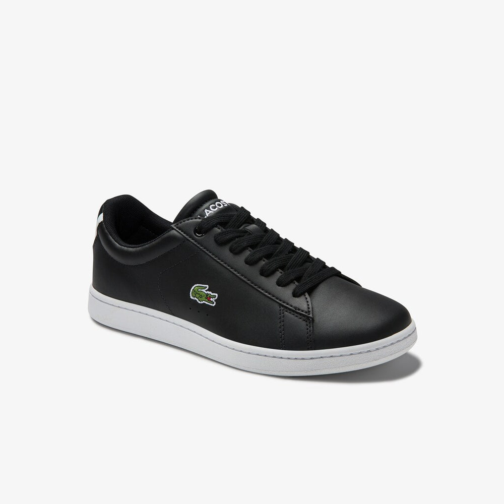 Womens Wo  Carnaby Evo Mesh-lined Leather Sneakers | Lacoste Blk • 024