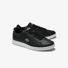 Womens Wo  Carnaby Evo Mesh-lined Leather Sneakers | Lacoste Blk • 024