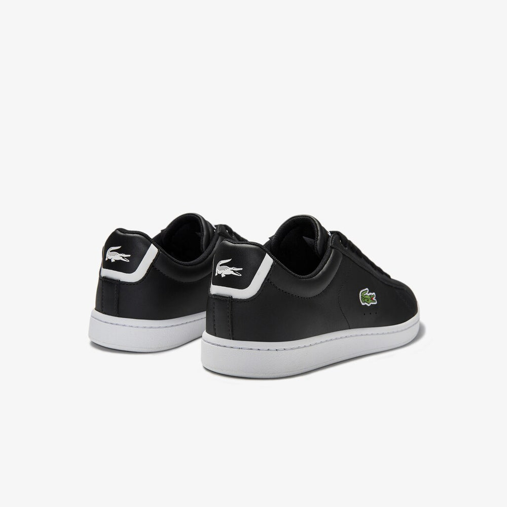 Womens Wo  Carnaby Evo Mesh-lined Leather Sneakers | Lacoste Blk • 024