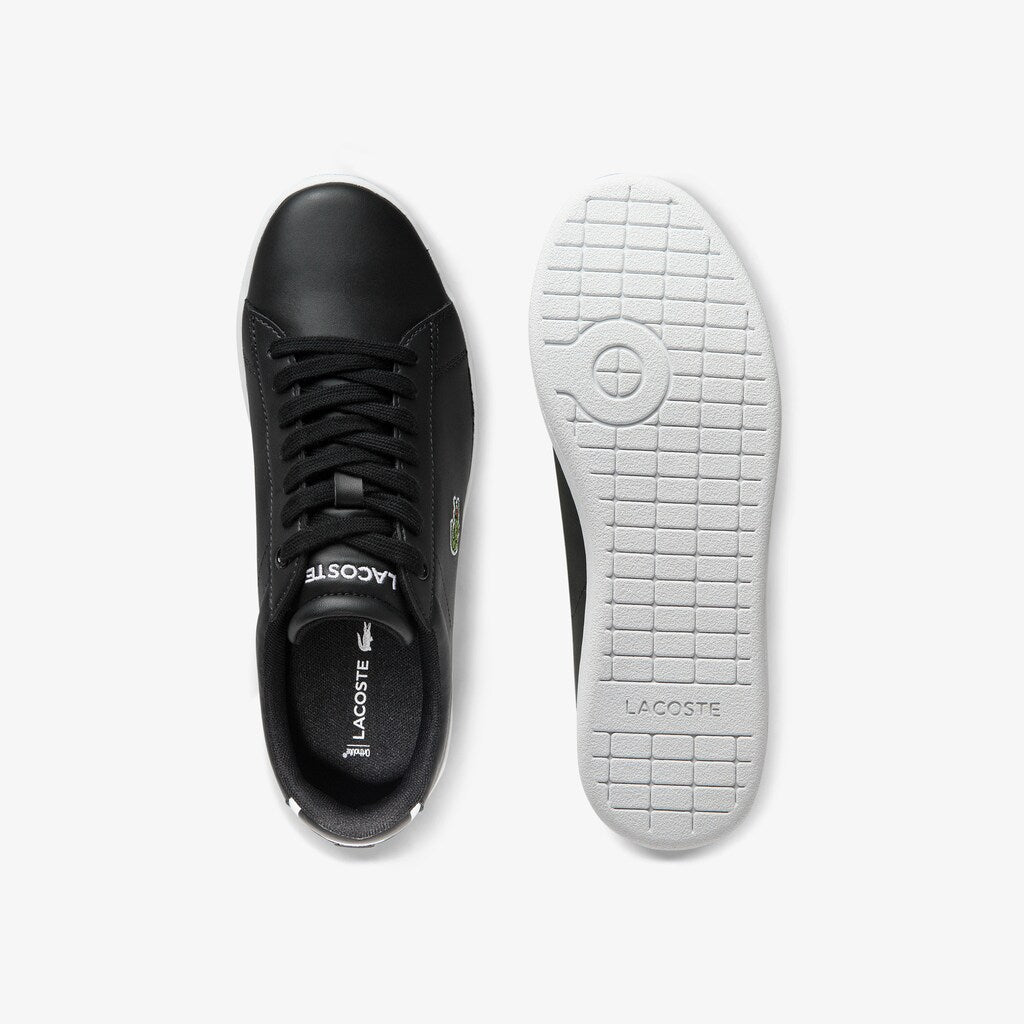 Womens Wo  Carnaby Evo Mesh-lined Leather Sneakers | Lacoste Blk • 024
