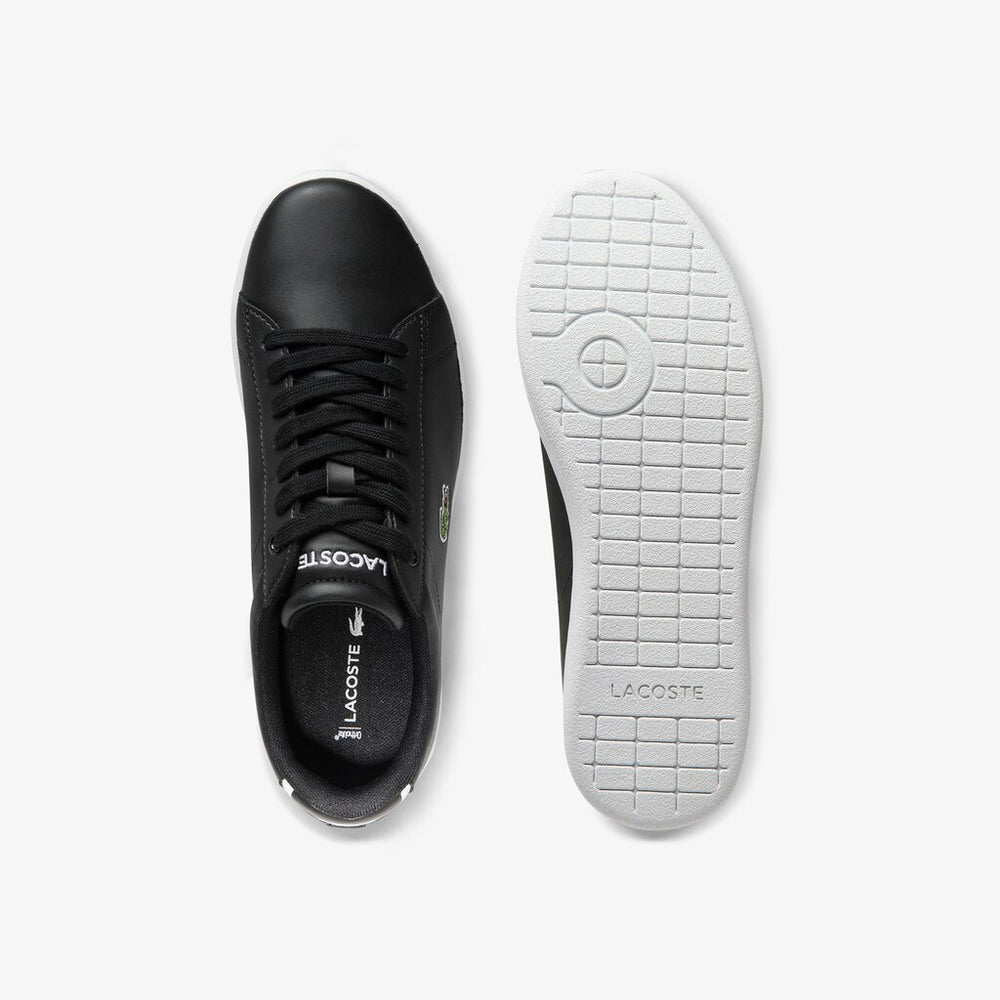 Womens Wo  Carnaby Evo Mesh-lined Leather Sneakers | Lacoste Blk • 024