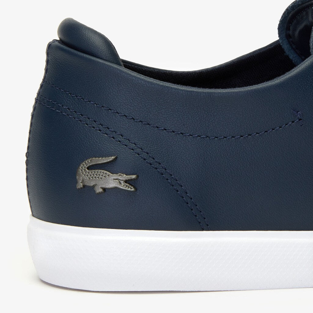 Mens   Esparre Leather Trainers | Lacoste Nvy/Wht • 092
