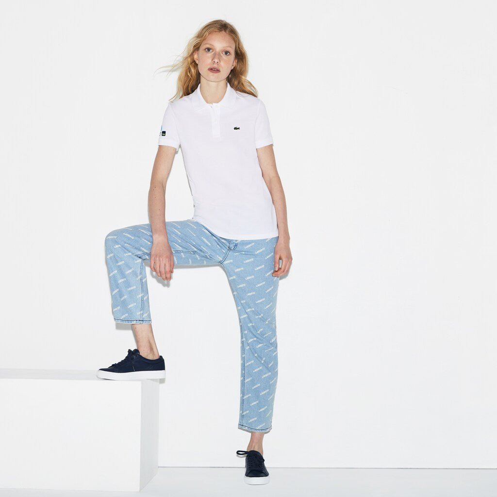 Womens Wo  SPORT Miami Open Edition Petit Piqué Polo | Lacoste White • 001