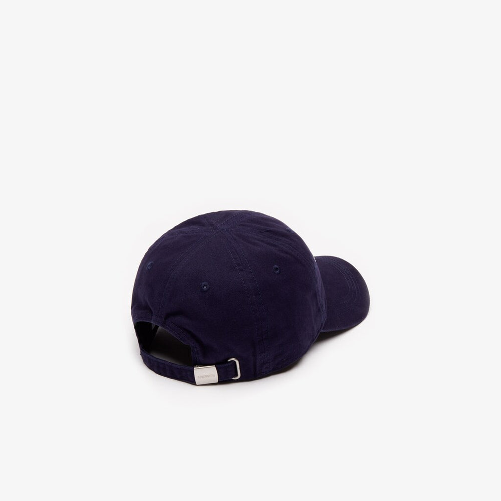 Mens   Big Croc Gabardine Cap | Lacoste Navy Blue • 166